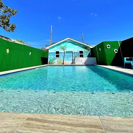 The Poolside Bungalow Galveston Exterior photo